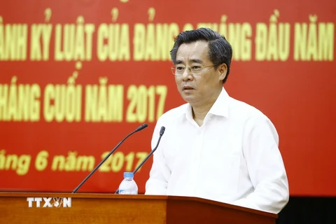 Ông Nguyễn Quang Dương, Ủy viên Trung ương Đảng, Bí thư Đảng ủy Khối các cơ quan Trung ương. (Nguồn: TTXVN)