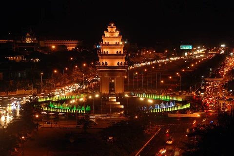 Một góc Phnom Penh, Campuchia. (Nguồn: Pinterest)