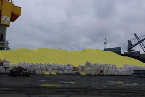 Hải Phòng: Hơn 3 vạn tấn lưu huỳnh "nằm" tại Cảng Hoàng Diệu 