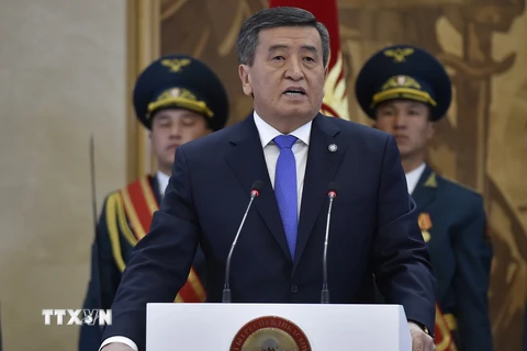 Tổng thống đắc cử Kyrgyzstan Sooronbai Jeenbekov. (Nguồn: AFP/TTXVN)