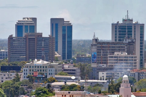 Một góc thủ đô Abidjan của Côte d'Ivoire. (Nguồn: Erasmusu.com)