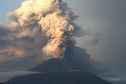 Núi lửa Agung. (Nguồn: AP)