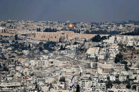 Toàn cảnh khu thành cổ Jerusalem ngày 25/10. (Nguồn: AFP/TTXVN)