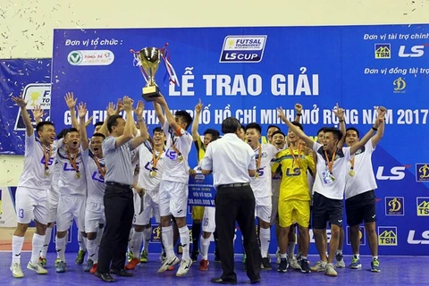 Đội Thái Sơn Nam vô địch Giải futsal Thành phố Hồ Chí Minh mở rộng