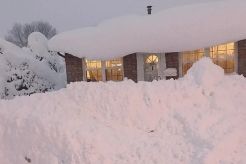 Tuyết rơi dày ở Erie. (Nguồn: Accuweather.com)
