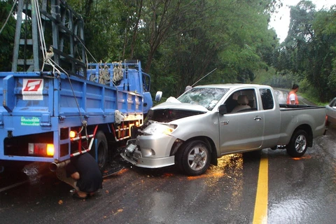 Một vụ tai nạn tại Thái Lan. (Nguồn: Thailandnews.co)