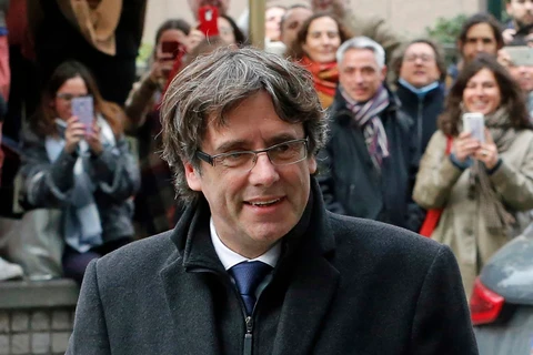 Cựu Thủ hiến Catalunya Carles Puigdemontd. (Ảnh: AFP/Getty Images)