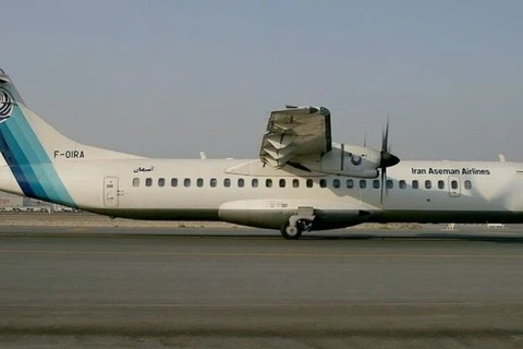 Một chiếc ATR 72-500 của hãng hàng không Iran Aseman. (Nguồn: BBC)