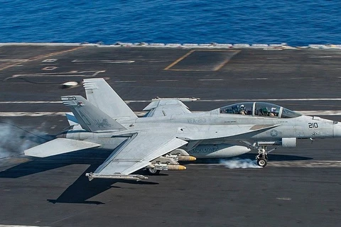 Một chiếc F18. (Nguồn: Hải quân Mỹ)