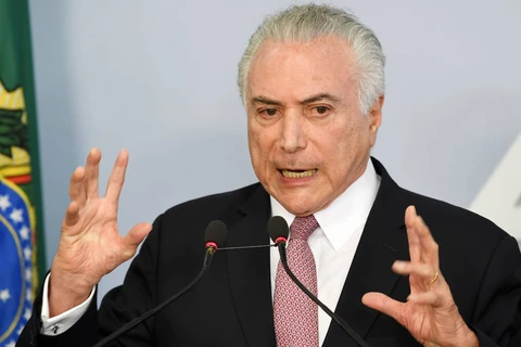 Tổng thống Brazil Michel Temer. (Nguồn: Wall Street Journal)