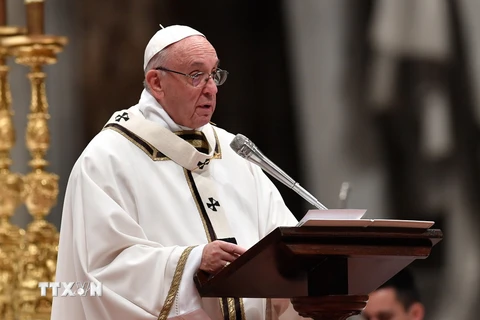 Giáo hoàng Francis. (Nguồn: AFP/TTXVN)