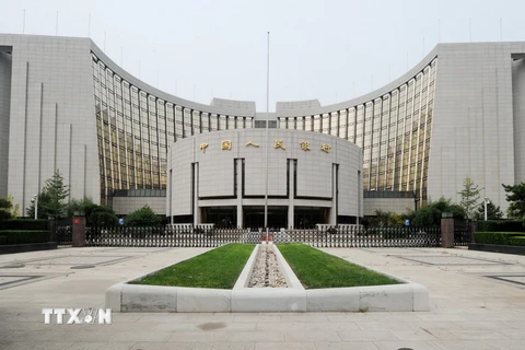 Trụ sở PBOC tại thủ đô Bắc Kinh, Trung Quốc. (Nguồn: AFP/TTXVN)