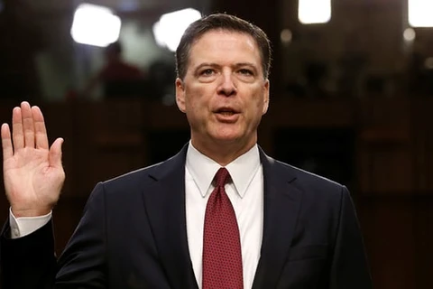 Cựu Giám đốc Cơ quan Điều tra Liên bang Mỹ (FBI) James Comey. (Nguồn: Reuters)