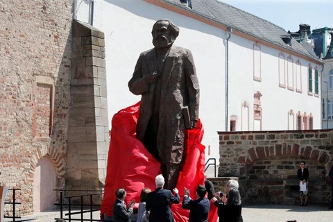Bức tượng tạc hình Karl Marx. (Nguồn: Spiegel)