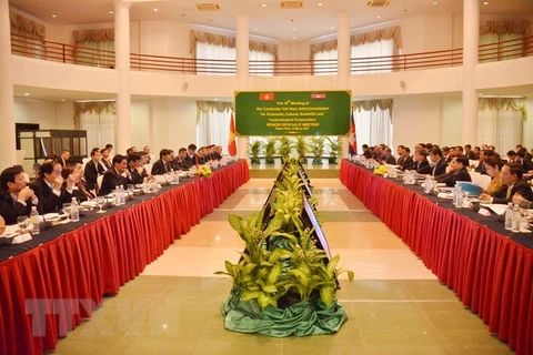 Quang cảnh cuộc họp trù bị (SOM) chuẩn bị cho Kỳ họp lần thứ 15 Ủy ban Hỗn hợp Việt Nam-Campuchia. (Ảnh minh họa. Nguồn: TTXVN)