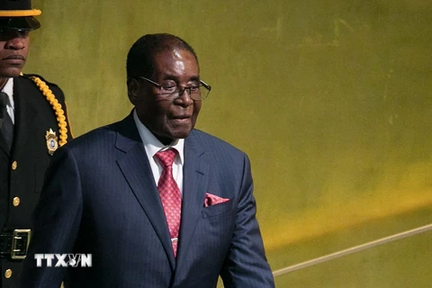 Cựu Tổng thống Zimbabwe Robert Mugabe. (Nguồn: AFP/TTXVN)