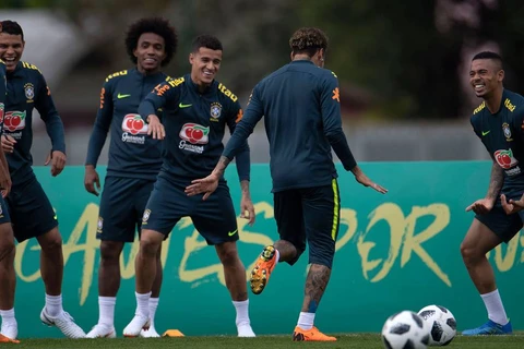 Một buổi tập của đội tuyển Brazil. (Nguồn: Getty Images)