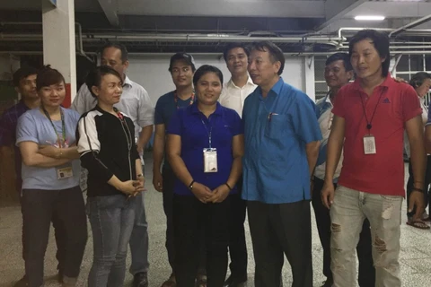 Công nhân Công ty PouYuen Việt Nam trở lại làm việc bình thường 