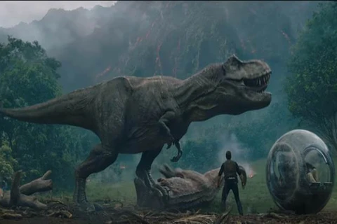 Cảnh trong phim 'Jurassic World: Fallen Kingdom.' (Nguồn: The Indian Express)