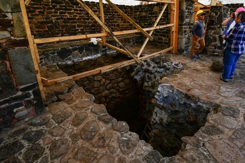 Nơi phát hiện dấu tích của ngôi đền cổ. (Nguồn: AFP)