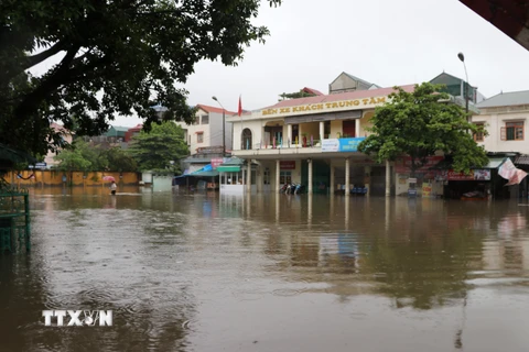 Hình ảnh các địa phương bị ngập, úng do mưa lớn diện rộng kéo dài