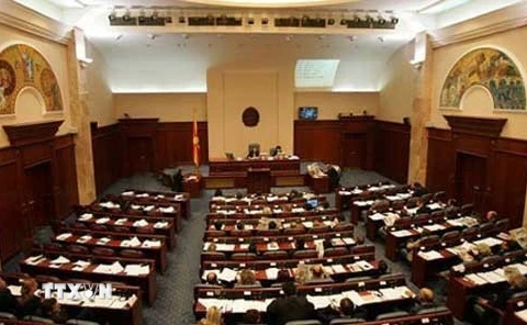 Toàn cảnh một phiên họp Quốc hội Macedonia. (Ảnh: KURIR/TTXVN)