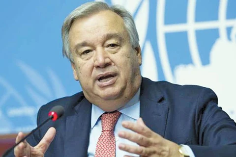 Tổng thư ký Liên hợp quốc Antonio Guterres. (Nguồn: The Asian Age)