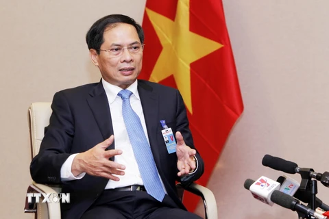 Thứ trưởng Thường trực Bộ Ngoại giao Bùi Thanh Sơn. (Nguồn: TTXVN)