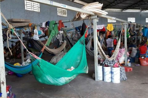 Chỗ ở của người di cư từ Venezuela. (Nguồn: france24.com)