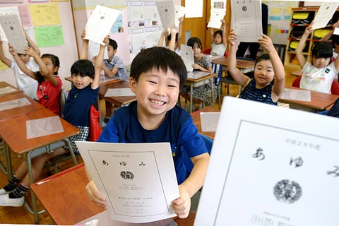 Học sinh ở Nhật Bản. (Ảnh minh họa. Nguồn: Getty Images)
