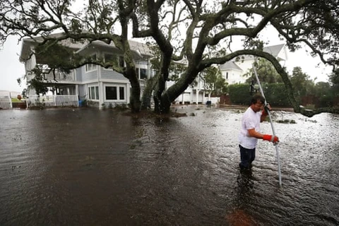 Ngập lụt do bão Florence. (Nguồn: Getty Images)