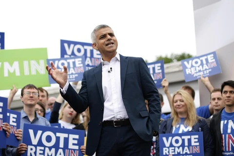 Thị trưởng thành phố London Sadiq Khan. (Nguồn: Getty Images)