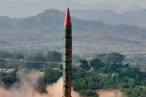 Tên lửa Ghauri. (Nguồn: khybernews.tv)