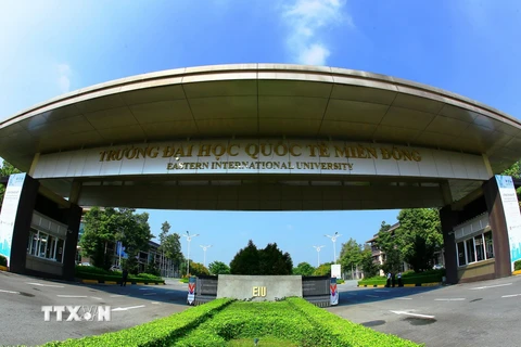 Trường Đại học Quốc tế miền Đông - nơi tổ chức diễn đàn. (Ảnh: Nguyễn Văn Việt/TTXVN)