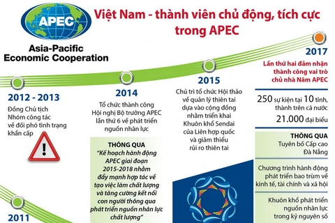Việt Nam - thành viên chủ động, tích cực trong APEC
