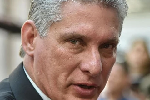Chủ tịch Hội đồng Nhà nước, Hội đồng Bộ trưởng Cuba Miguel Diaz-Canel. (Nguồn: AFP)