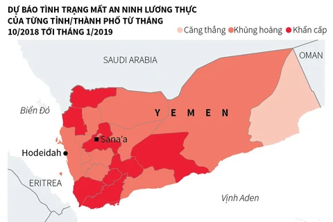 Liên hợp quốc lo ngại chiến sự sẽ dẫn tới nạn đói ở Yemen