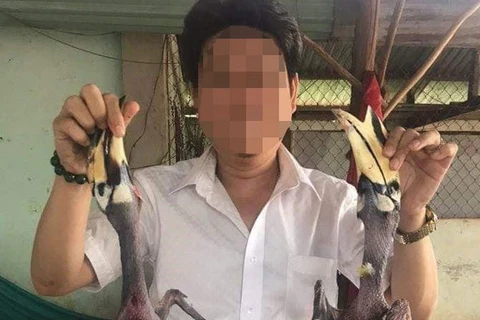 Tài khoản facebook Tuan Kiet khoe ảnh một số con chim quý bị giết thịt khiến cư dân mạng phẫn nộ. (Ảnh facbook cá nhân)