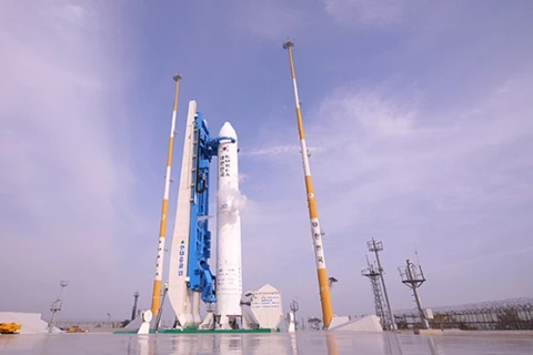 Tên lửa không gian ba tầng KSLV-2. (Nguồn: KARI)