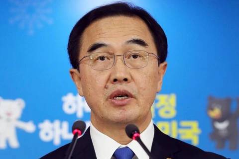 Bộ trưởng Thống nhất Hàn Quốc Cho Myoung-gyon. (Nguồn: The National.ae)