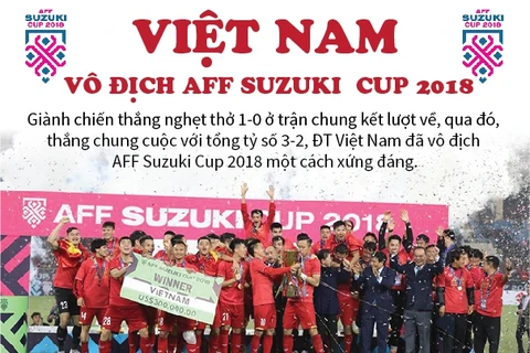 Đội tuyển Việt Nam vô địch AFF Suzuki Cup 2018.