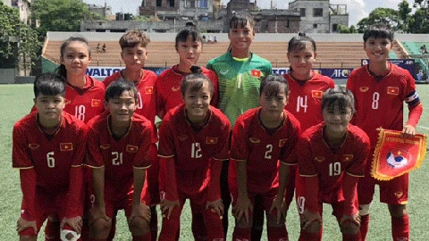U16 nữ Việt Nam chuẩn bị cho Giải vô địch bóng đá U16 nữ châu Á
