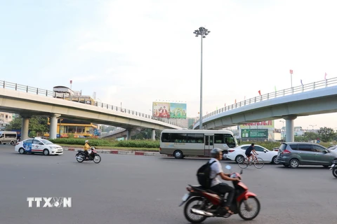 Nút giao Nguyễn Thái Sơn-Nguyễn Kiệm ở Thành phố Hồ Chí Minh. (Ảnh: Tiến Lực/TTXVN) 