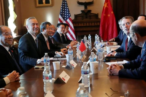 Đoàn đàm phán của Mỹ và Trung Quốc. (Nguồn: Reuters)