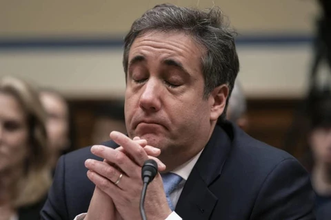 Cựu luật sư riêng của Tổng thống Mỹ Donald Trump, ông Michael Cohen. (Nguồn: AP)