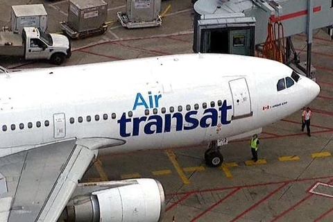 Một chiếc máy bay của hãng Air Transat. (Nguồn: CP24)