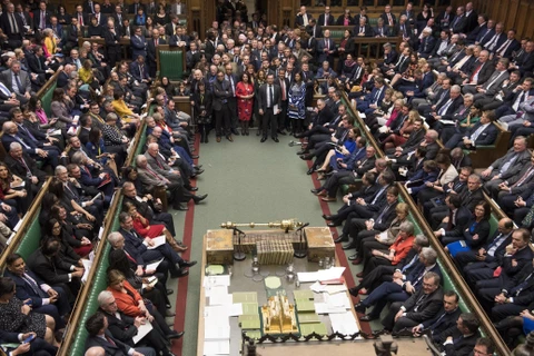 Toàn cảnh phiên bỏ phiếu về dự thảo thỏa thuận Brexit tại Hạ viện ở London ngày 12/3/2019. (Ảnh: THX/TTXVN)
