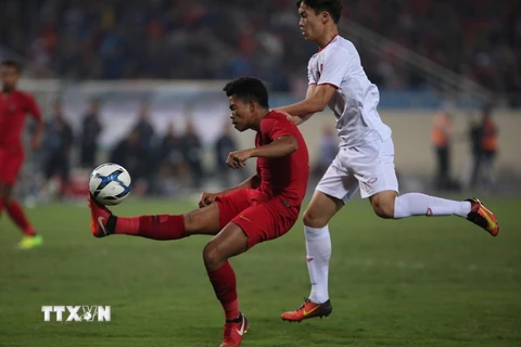 Tối 24/3, trận đấu ở vòng loại bảng K Giải vô địch bóng đá U23 châu Á 2020 giữa đội tuyển U23 Việt Nam và đội tuyển U23 Indonesia đã diễn ra trên Sân vận động Mỹ Đình.