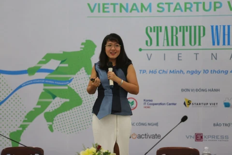 Họp báo giới thiệu về cuộc thi. (Nguồn: Facebook Vietnam Startup Wheel 2019)
