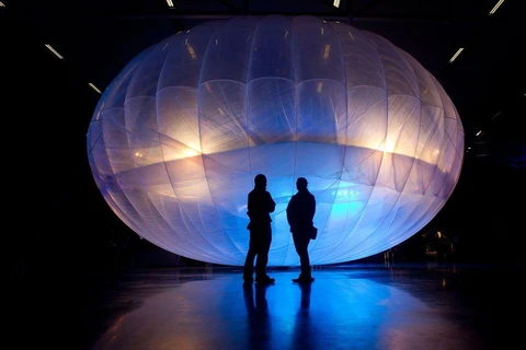 Khinh khí cầu Loon của Google. (Nguồn: Getty Images)